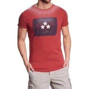 Pepe Jeans pánské červené tričko Fremont - XL (544PONT)